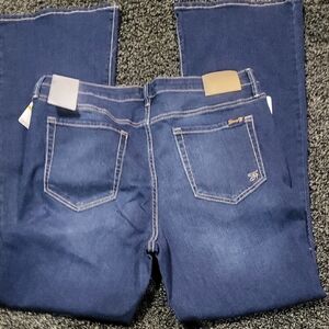 Seven7 Dark Blue Straight Leg Jeans